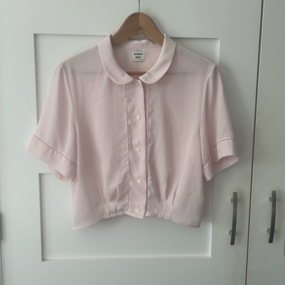 Sunday best cropped blouse